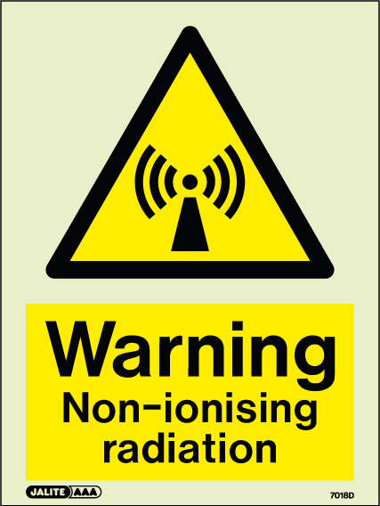 150 x 200mm-Warning Non Ionising Radiation