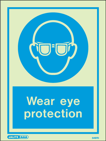 150 x 200mm-Wear Eye Protection