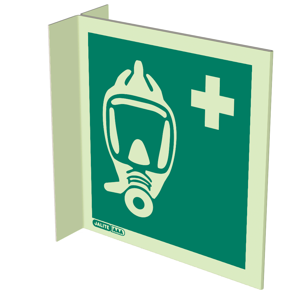 200 x 200mm-Breathing Apparatus Wall Mounted Double Sided