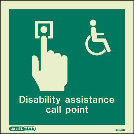 150 x 150mm-Disability Assistance Call Point with Button