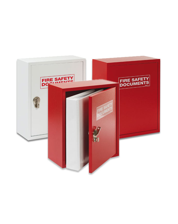 White-Fire Safety Document Box