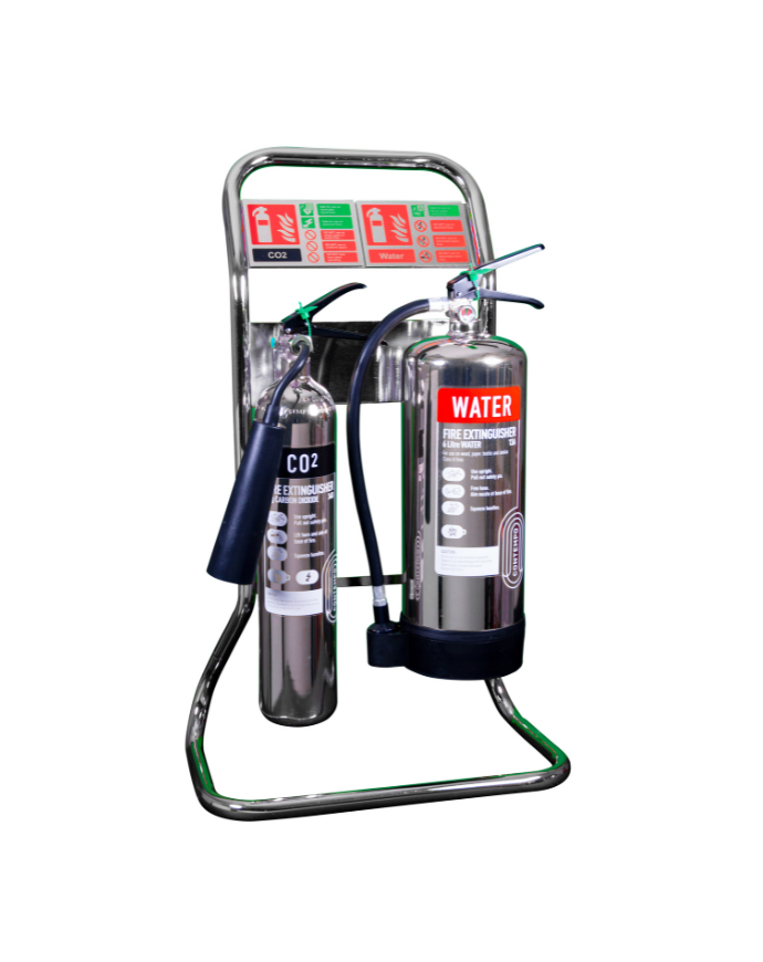 Double - Chrome-Contempo Water CO2 Stand Bundle