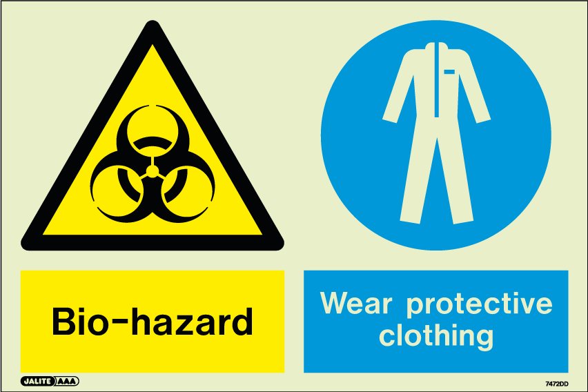 200 x 300mm-Biohazard Wear Protective Clothing