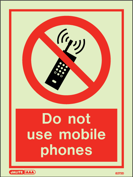 150 x 200mm-Do Not Use Mobile Phones