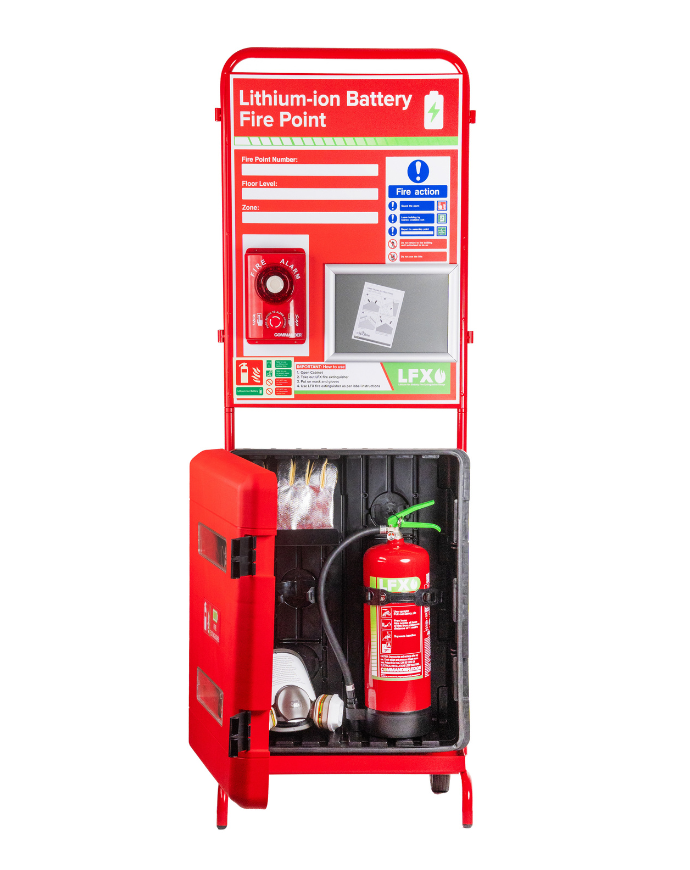 6L - LFX Bundle 1-LFX Fire Extinguisher & Flat-pack Stand Bundle