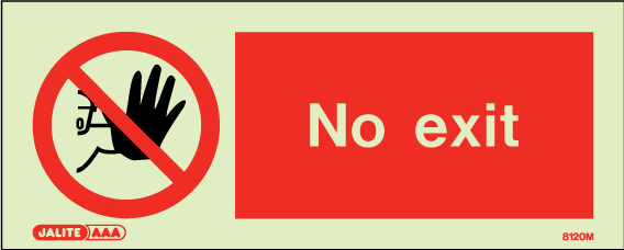 80 x 200mm-No Exit
