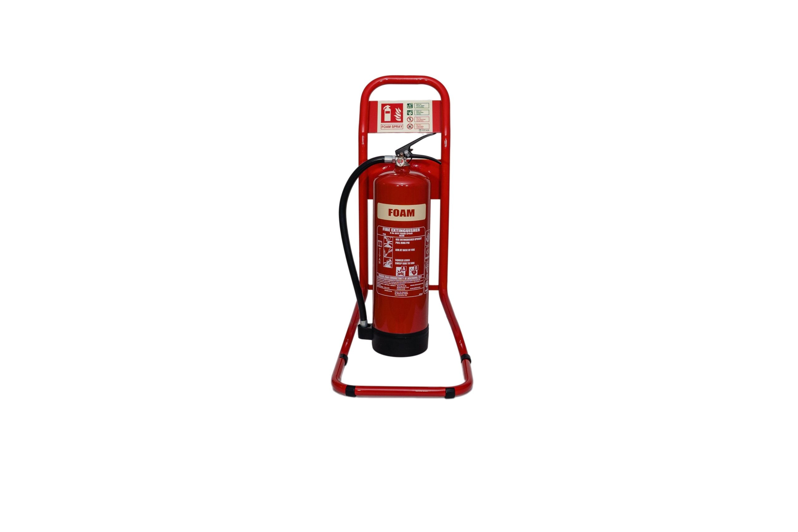 Single-Single Red Tubular Stand