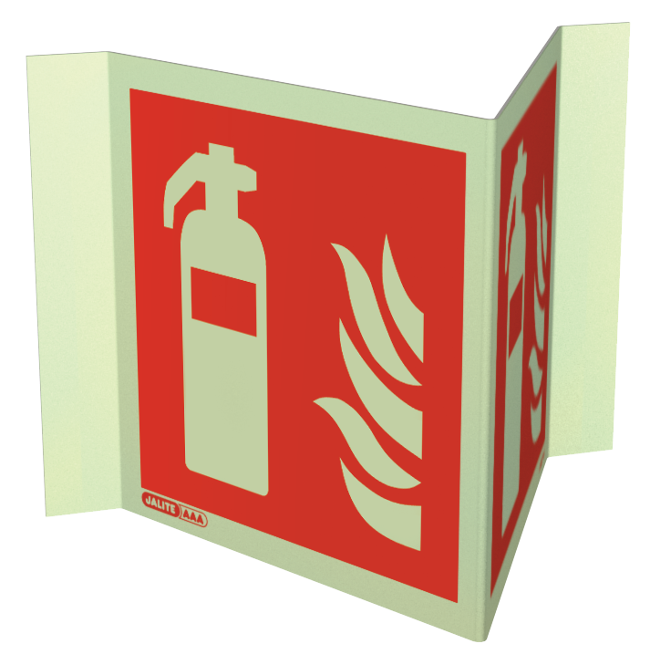 150 x 150mm-Fire Extinguisher Symbol Panoramic