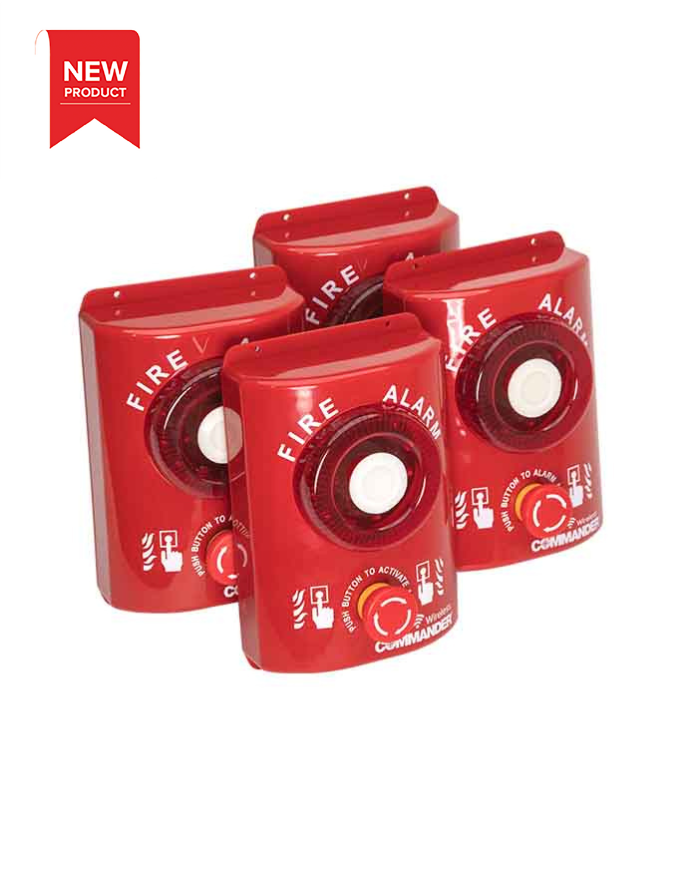 Wireless Bundle x 4-Commander Wireless Site Alarm Bundle