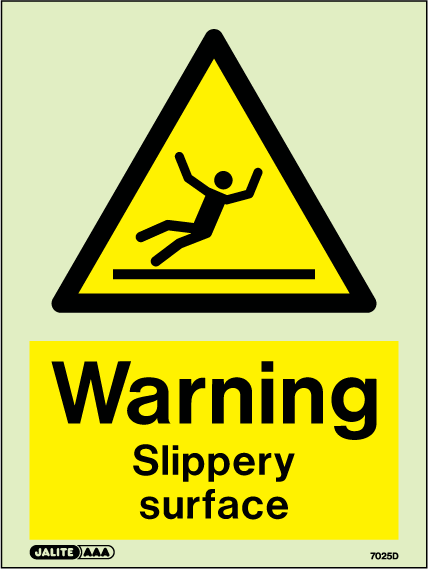 150 x 200mm-Warning Slippery Surface