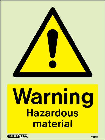 150 x 200mm-Warning Hazardous Material