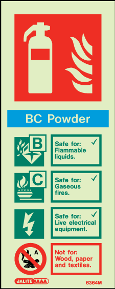 80 x 200mm-BC Powder Special Application Identification Portrait