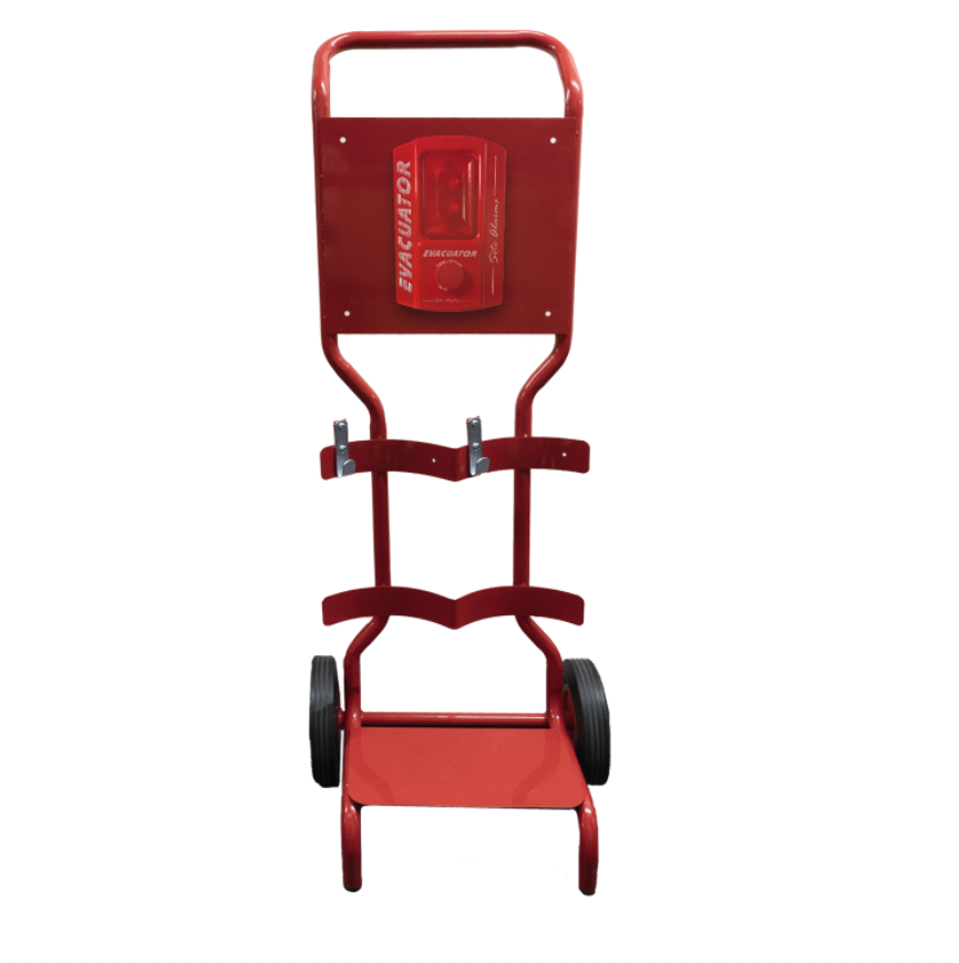 Double Slimline-Fire Extinguisher Trolley