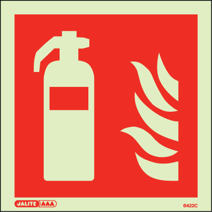 150 x 150mm-Fire Extinguisher Symbol