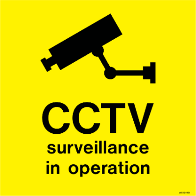 CCTV Surveillance in Operation White Rigid PVC