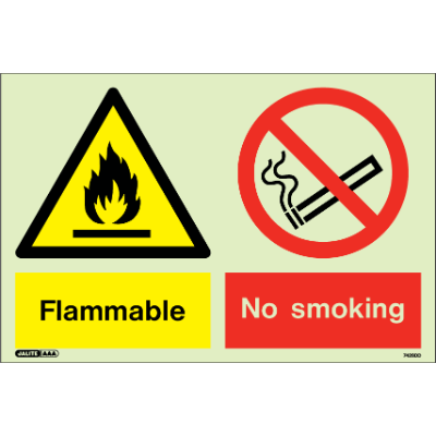 Flammable No Smoking