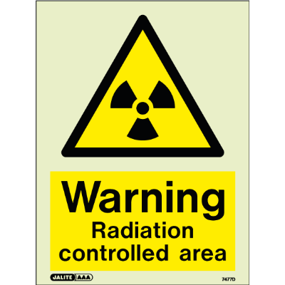Warning Radiation Controlled Area