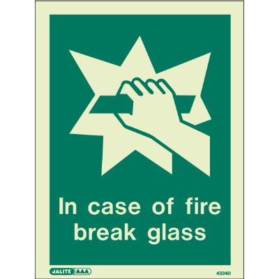 In Case of Fire Break Glass