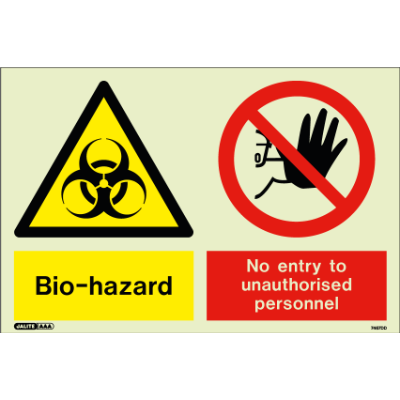 Biohazard No Entry to Unauthorised Personnel