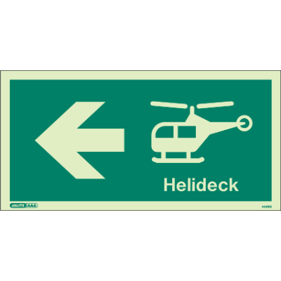 Helideck Left Arrow