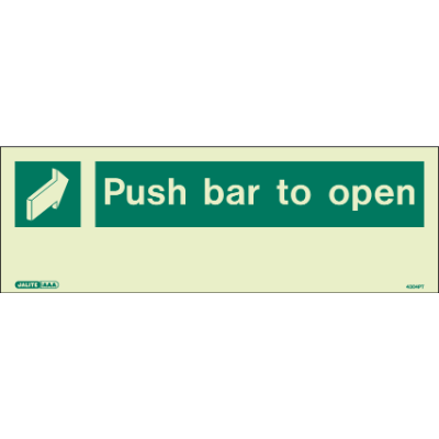 Push Bar to Open