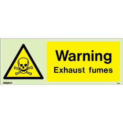 Warning Exhaust Fumes