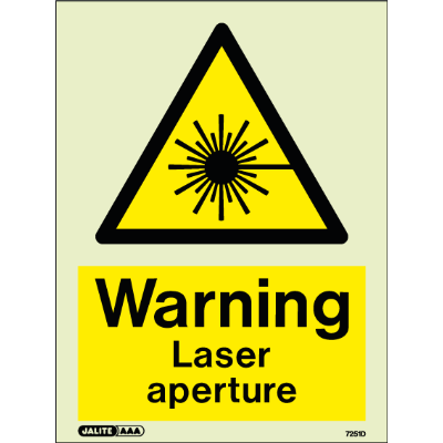 Warning Laser Aperture