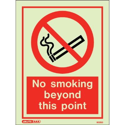 No Smoking Beyond This Point