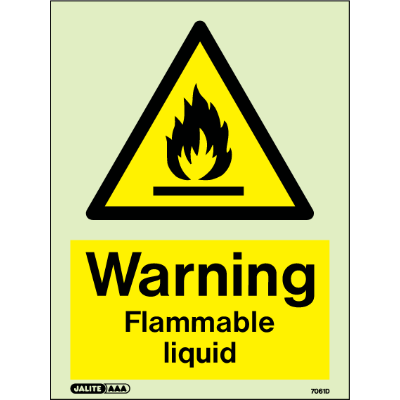 Warning Flammable Liquid
