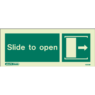 Slide to Open Right