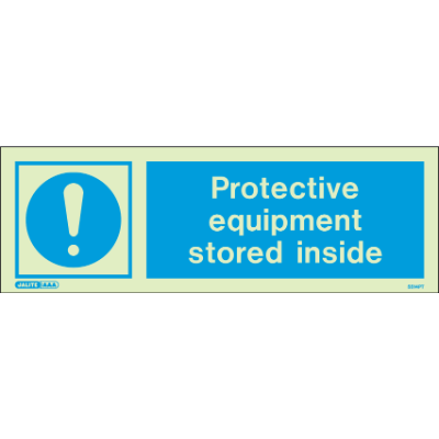 Protective Equipment Stored Inside