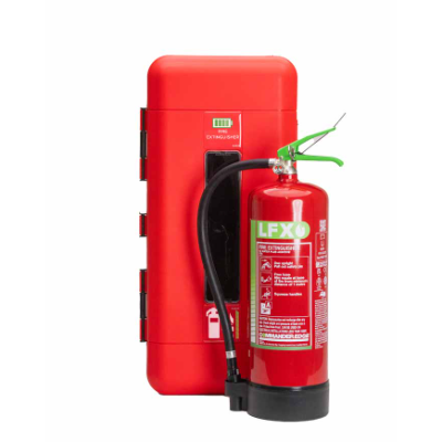 LFX Fire Extinguisher and Single Cabinet Bundle