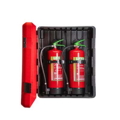 LFX Fire Extinguisher and Double Cabinet Bundle