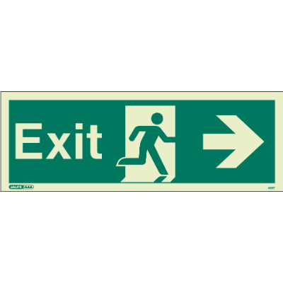 Exit Right Arrow