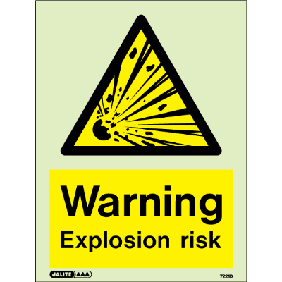 Warning Explosion Risk