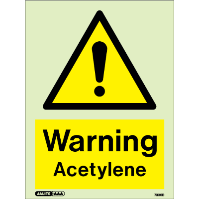 Warning Acetylene