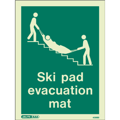 Ski Pad Evacuation Mat