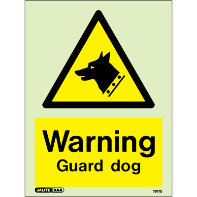 Warning Guard Dog