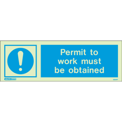 Permit to Work Must Be Obtained
