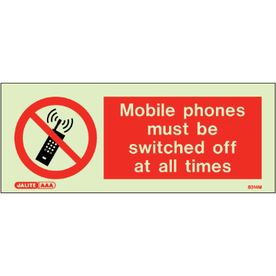 Mobile Phones Must Be Switched Off at All Times