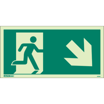 Way Guidance Down Right Arrow