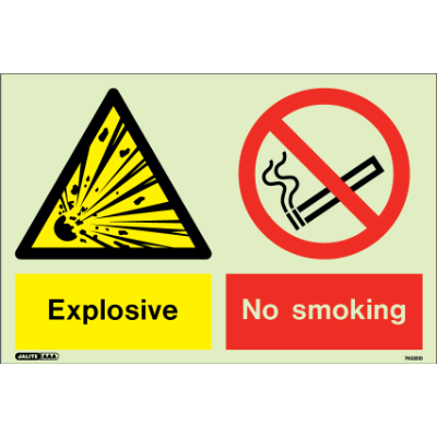 Explosive No Smoking