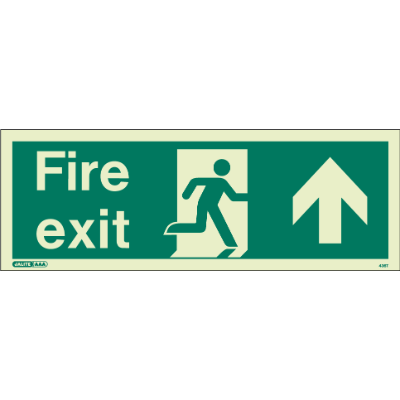 Fire Exit Up Arrow