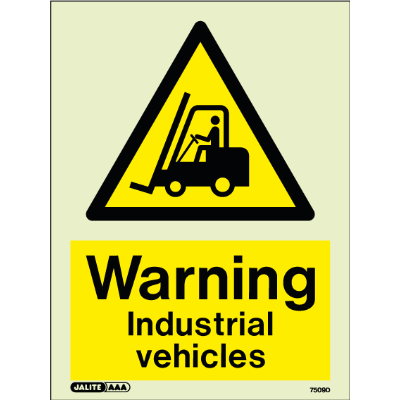 Warning Industrial Vehicles