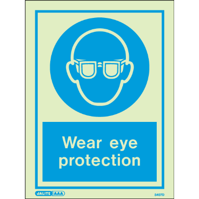 Wear Eye Protection