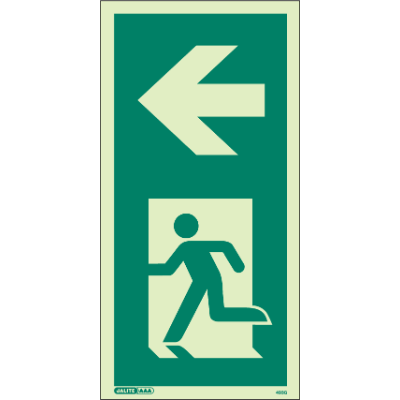 Way Guidance Left Arrow Portrait