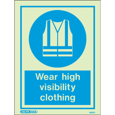Wear High Visibility Clothing