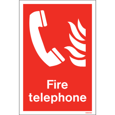Fire Telephone White Rigid PVC