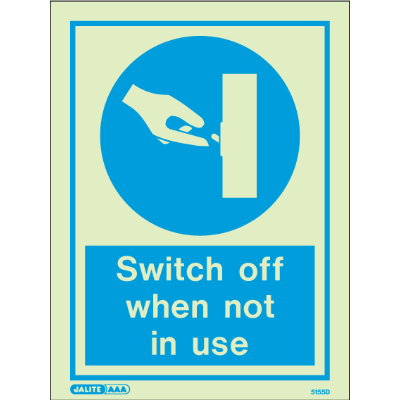 Switch Off When Not in Use