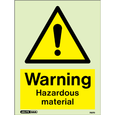Warning Hazardous Material